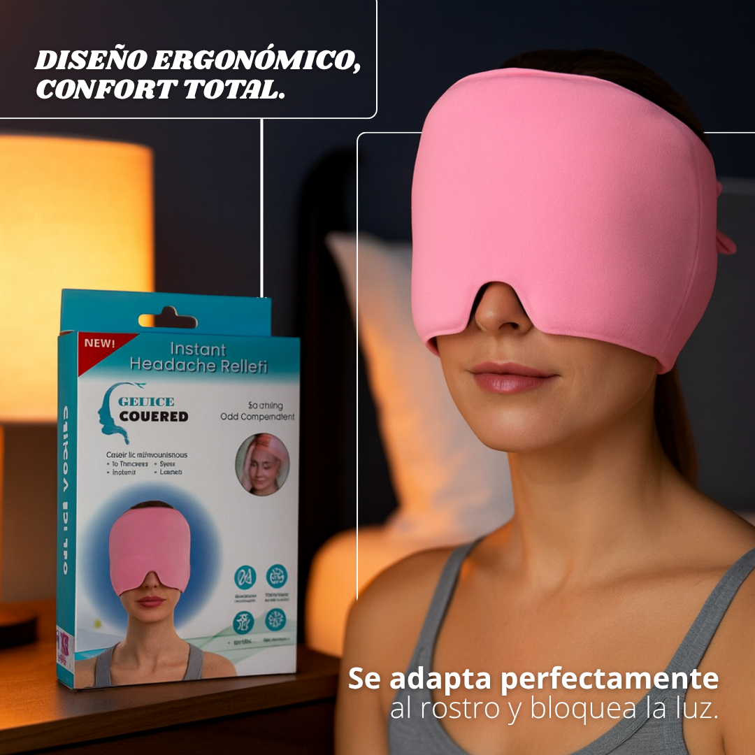 Mascara fría y caliente para migraña