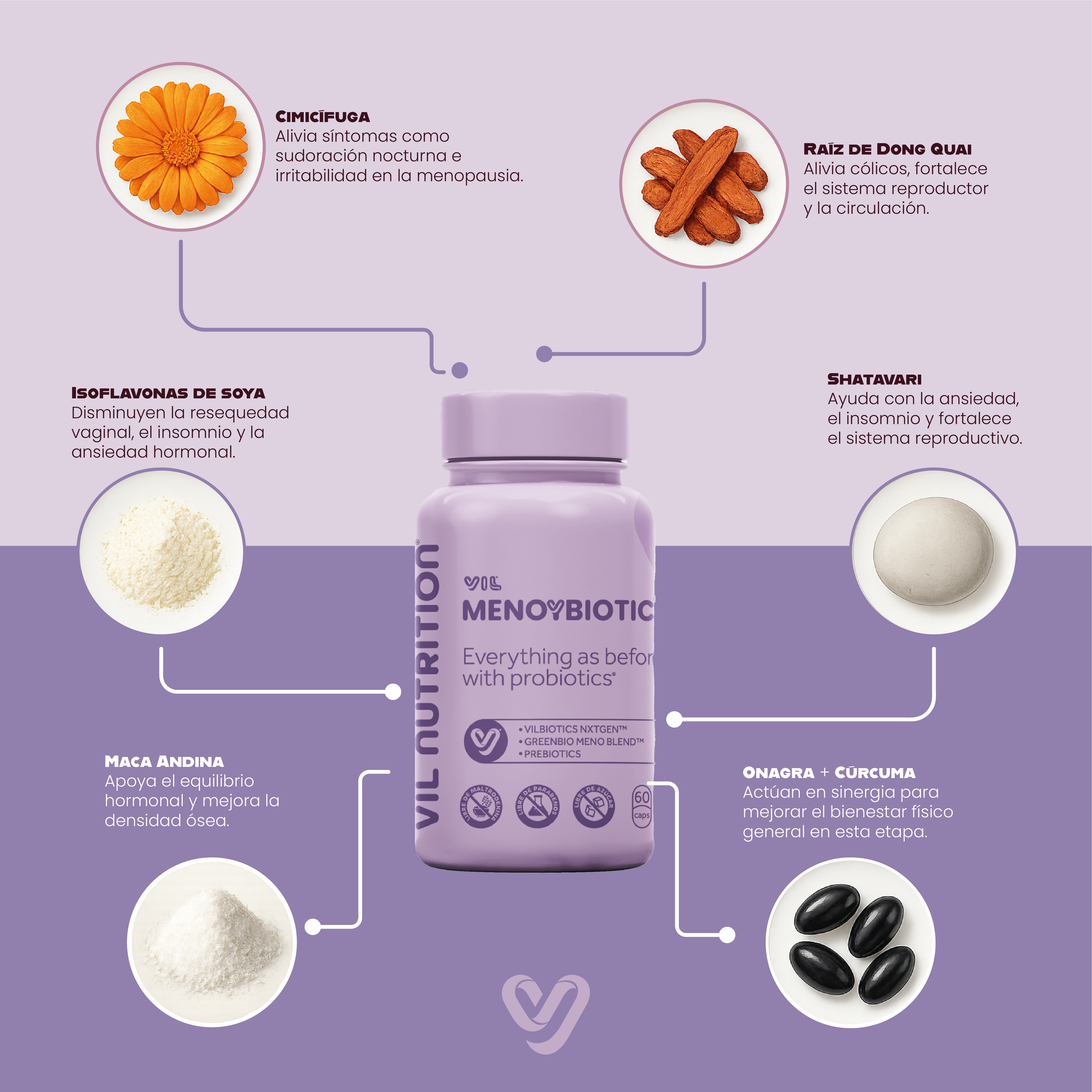 Vil Menoybiotic Tratamiento Menospausia